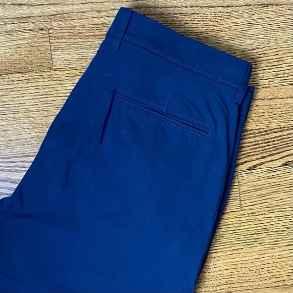 J. Crew Blue Ankle Cropped Pants 34x32. Like new. - Picture 5 of 9